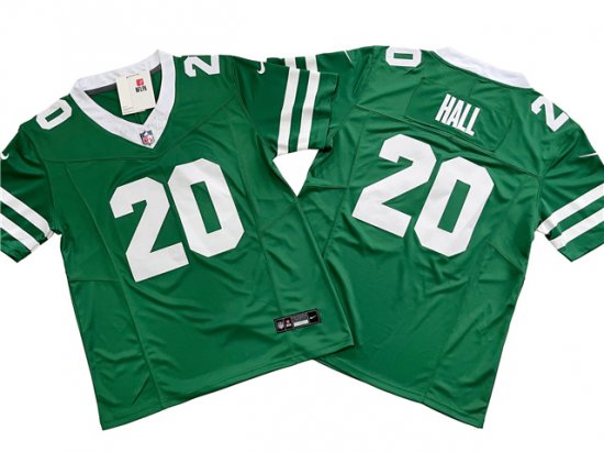 New York Jets #20 Breece Hall Legacy Green Vapor F.U.S.E. Limited Jersey